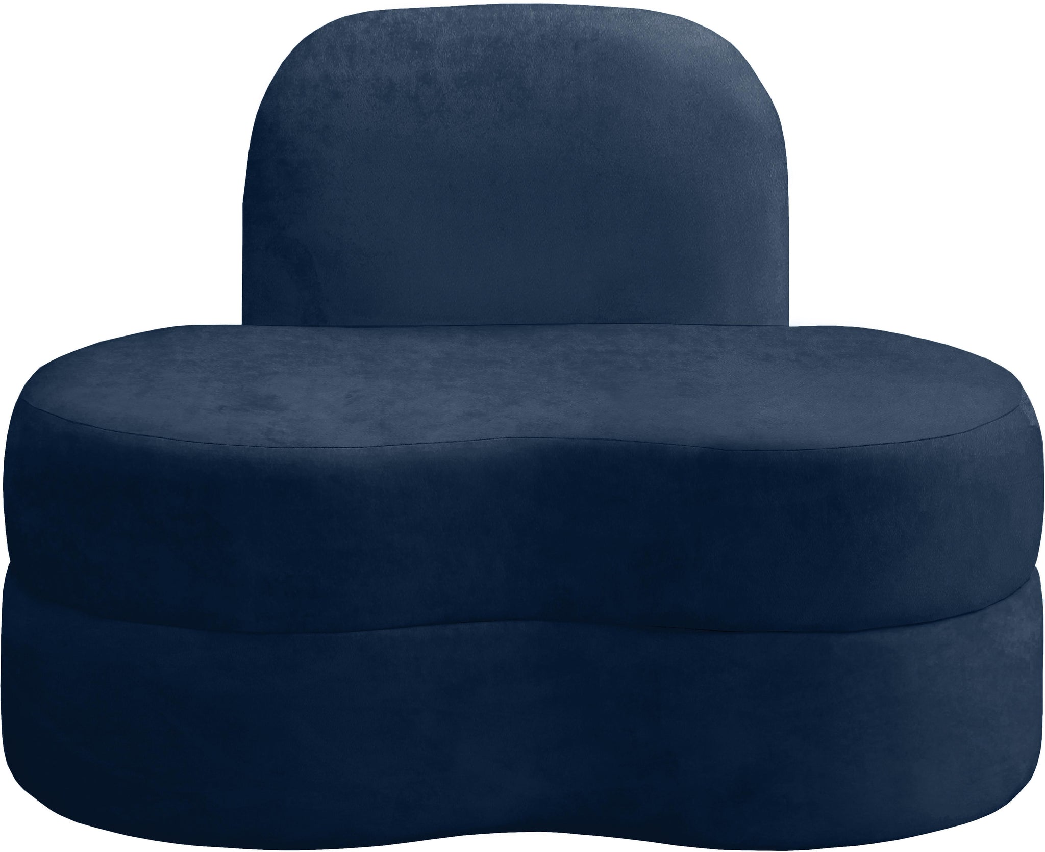 Mitzy Navy Velvet Chair - Furnish 4 Less 98 (NY)*