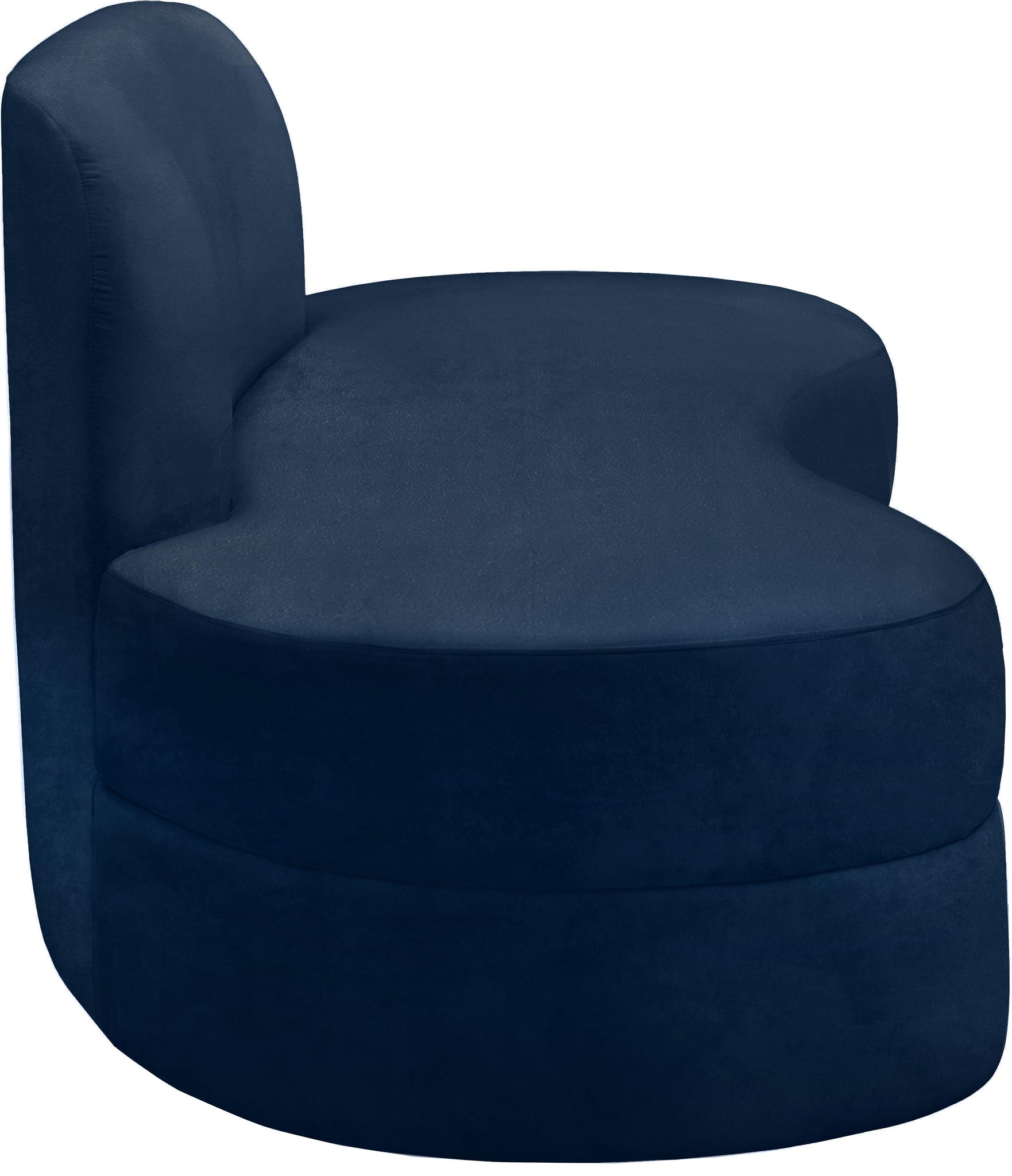 Mitzy Navy Velvet Sofa - Furnish 4 Less 98 (NY)*