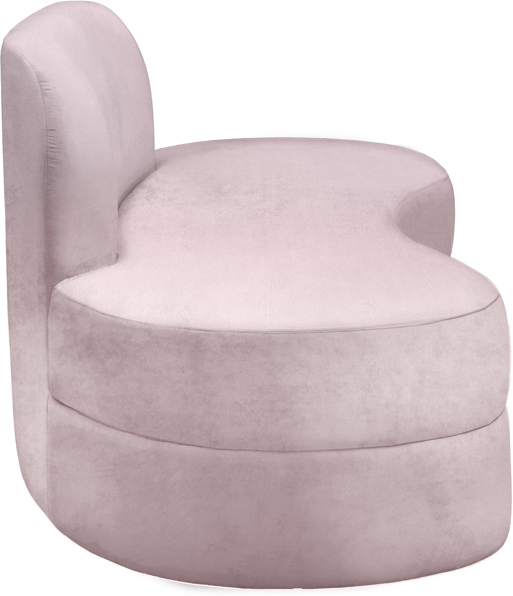 Mitzy Pink Velvet Sofa - Furnish 4 Less 98 (NY)*