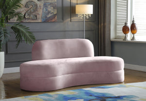 Mitzy Pink Velvet Sofa - Furnish 4 Less 98 (NY)*