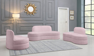 Mitzy Pink Velvet Chair - Furnish 4 Less 98 (NY)*