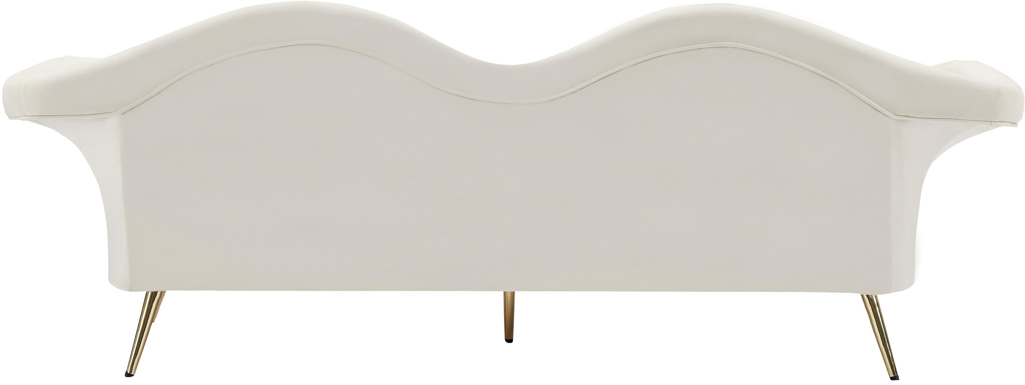 Lips Cream Velvet Sofa - Furnish 4 Less 98 (NY)*