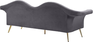 Lips Grey Velvet Sofa - Furnish 4 Less 98 (NY)*