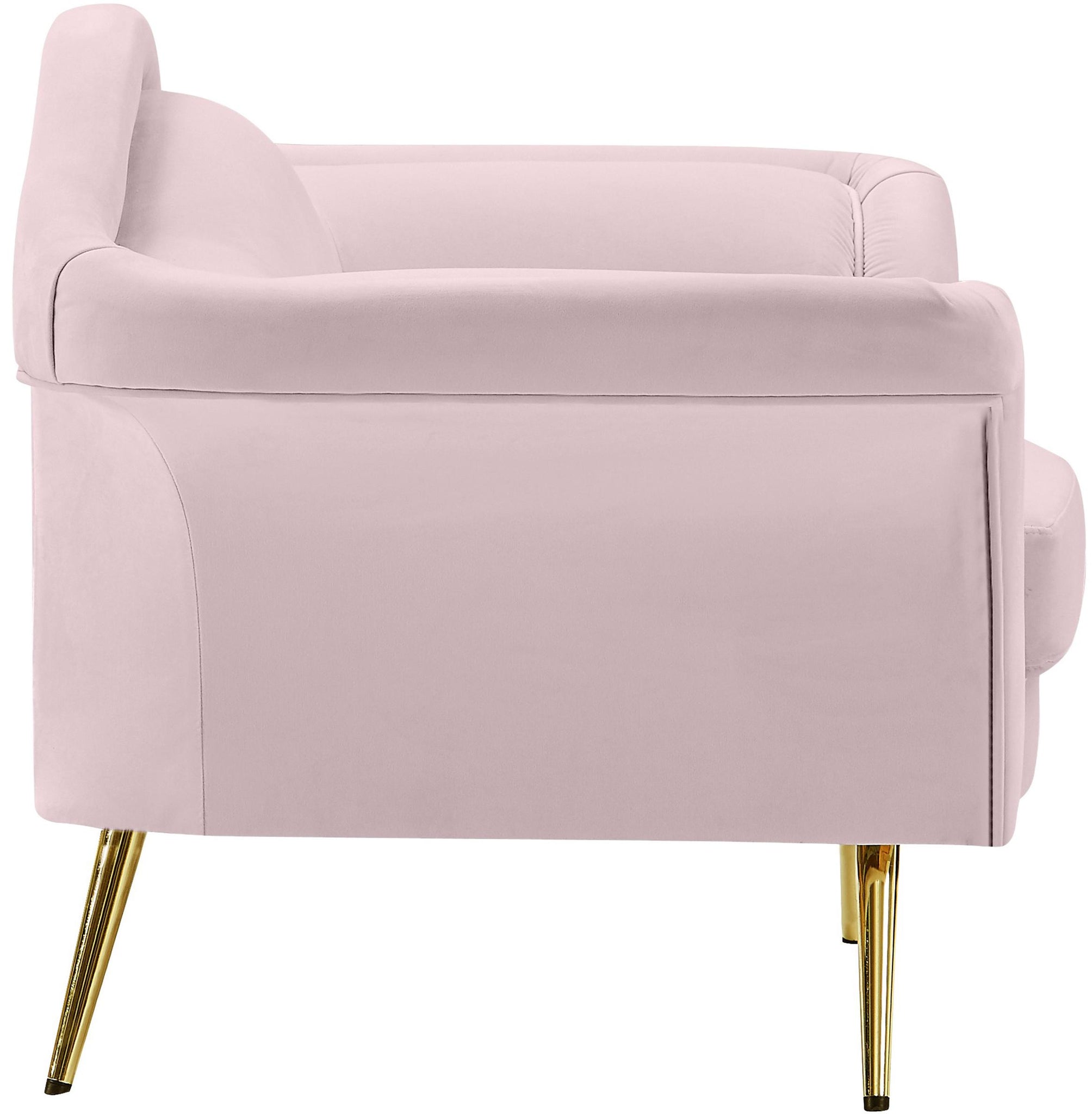 Lips Pink Velvet Chair - Furnish 4 Less 98 (NY)*