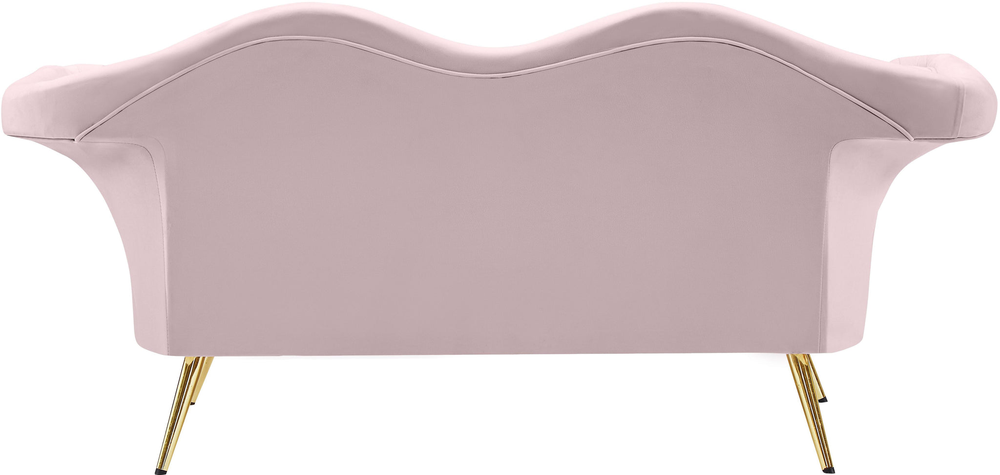 Lips Pink Velvet Loveseat - Furnish 4 Less 98 (NY)*