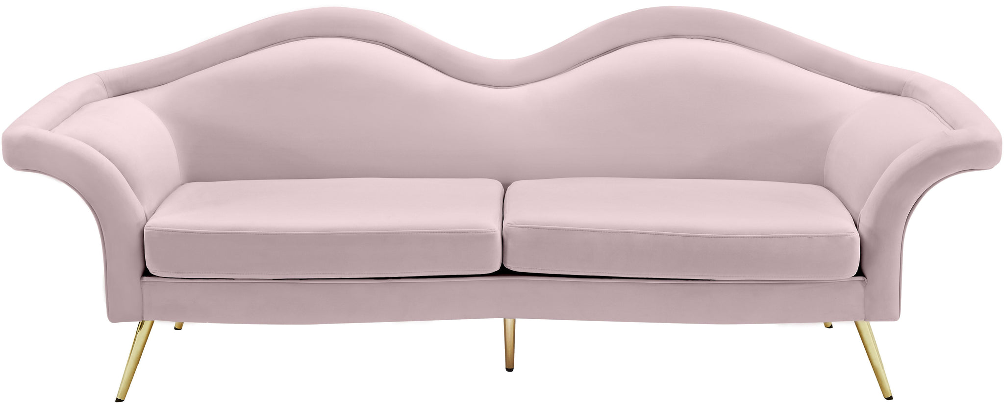 Lips Pink Velvet Sofa - Furnish 4 Less 98 (NY)*