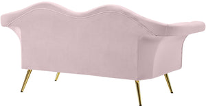 Lips Pink Velvet Loveseat - Furnish 4 Less 98 (NY)*