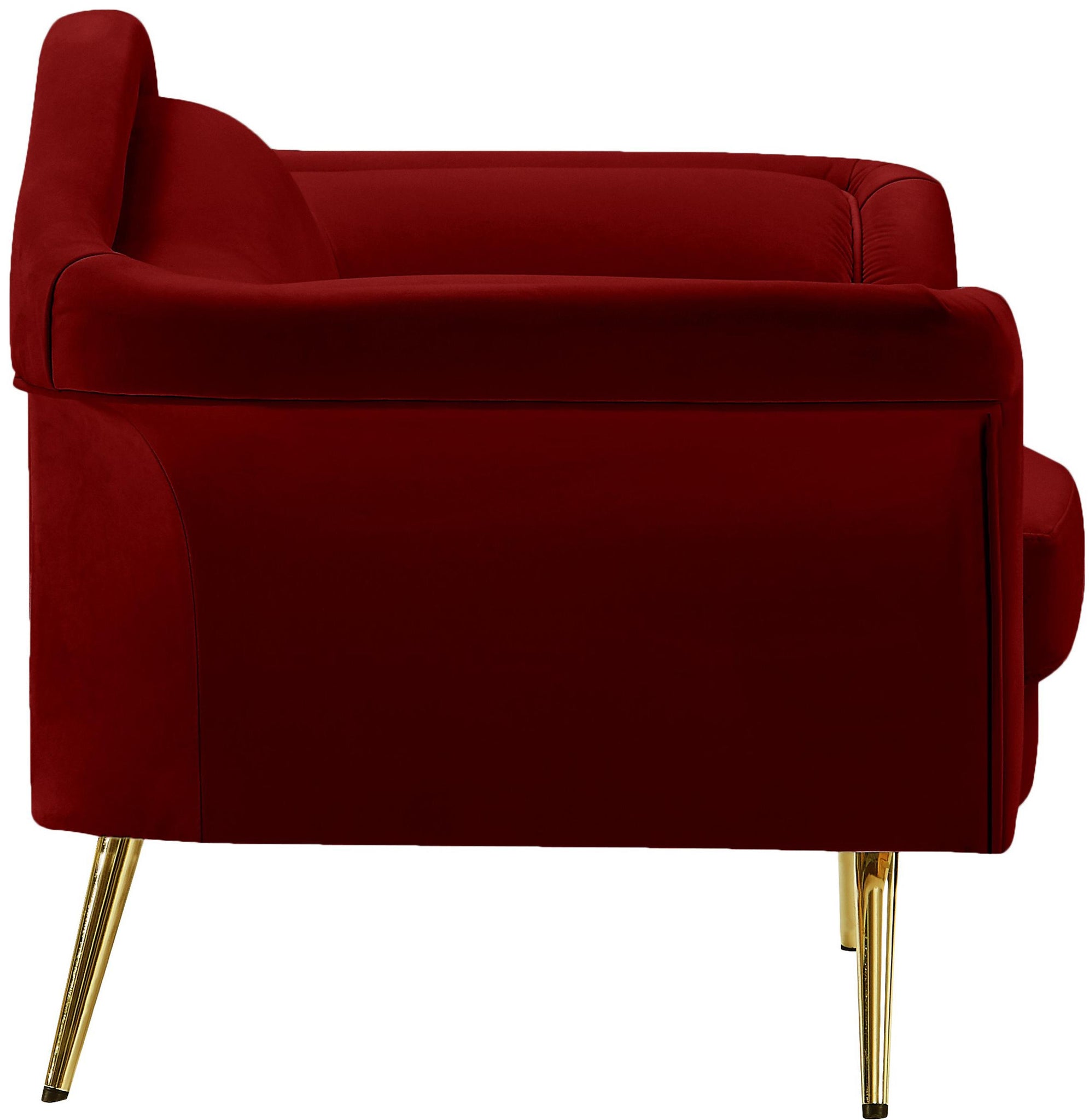 Lips Red Velvet Chair - Furnish 4 Less 98 (NY)*