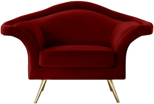 Lips Red Velvet Chair - Furnish 4 Less 98 (NY)*