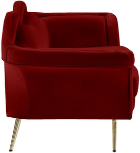 Lips Red Velvet Loveseat - Furnish 4 Less 98 (NY)*