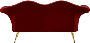 Lips Red Velvet Loveseat - Furnish 4 Less 98 (NY)*