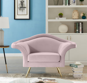 Lips Pink Velvet Chair - Furnish 4 Less 98 (NY)*