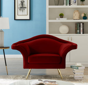 Lips Red Velvet Chair - Furnish 4 Less 98 (NY)*