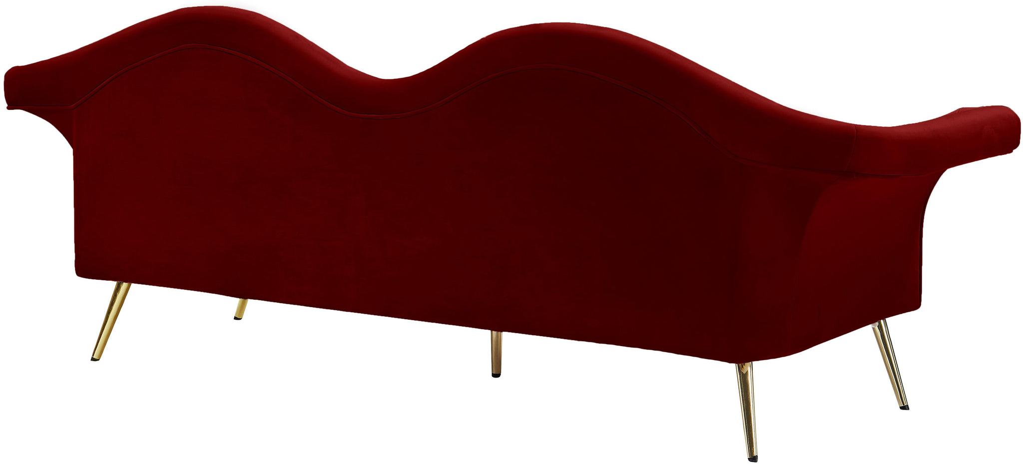 Lips Red Velvet Sofa - Furnish 4 Less 98 (NY)*