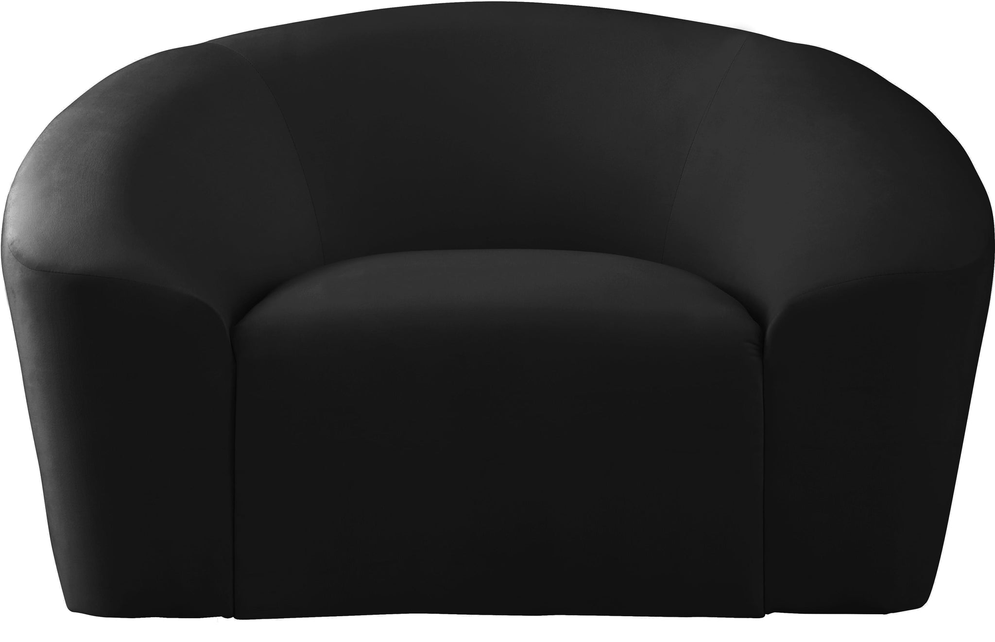 Riley Black Velvet Chair