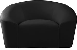 Riley Black Velvet Chair