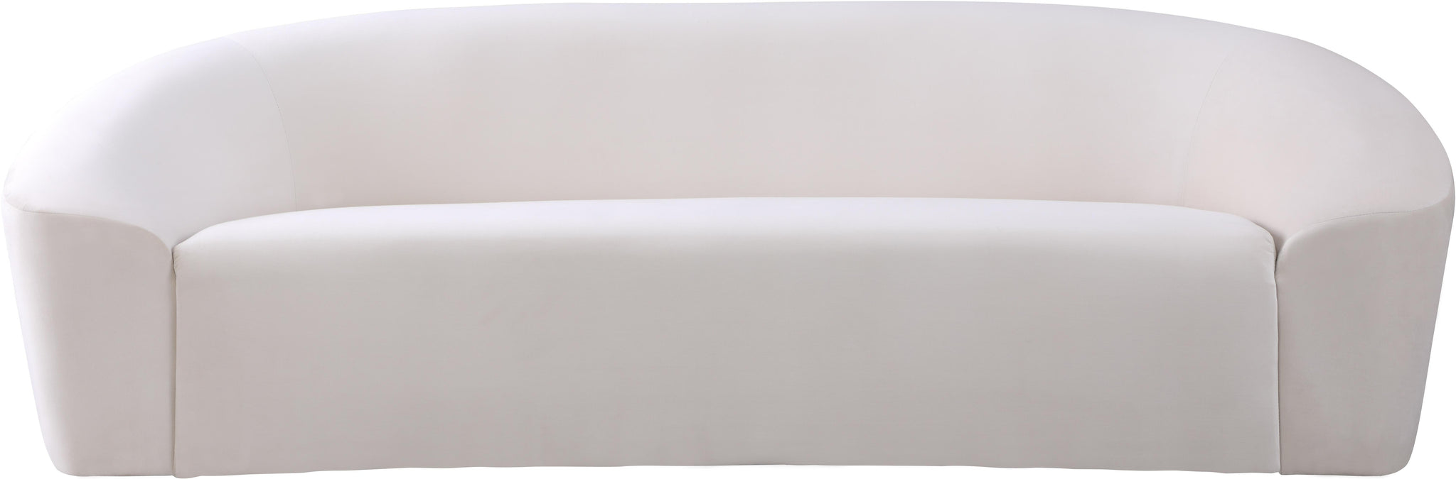 Riley Cream Velvet Sofa - Furnish 4 Less 98 (NY)*