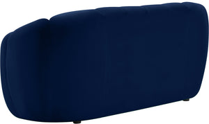 Elijah Navy Velvet Loveseat - Furnish 4 Less 98 (NY)*