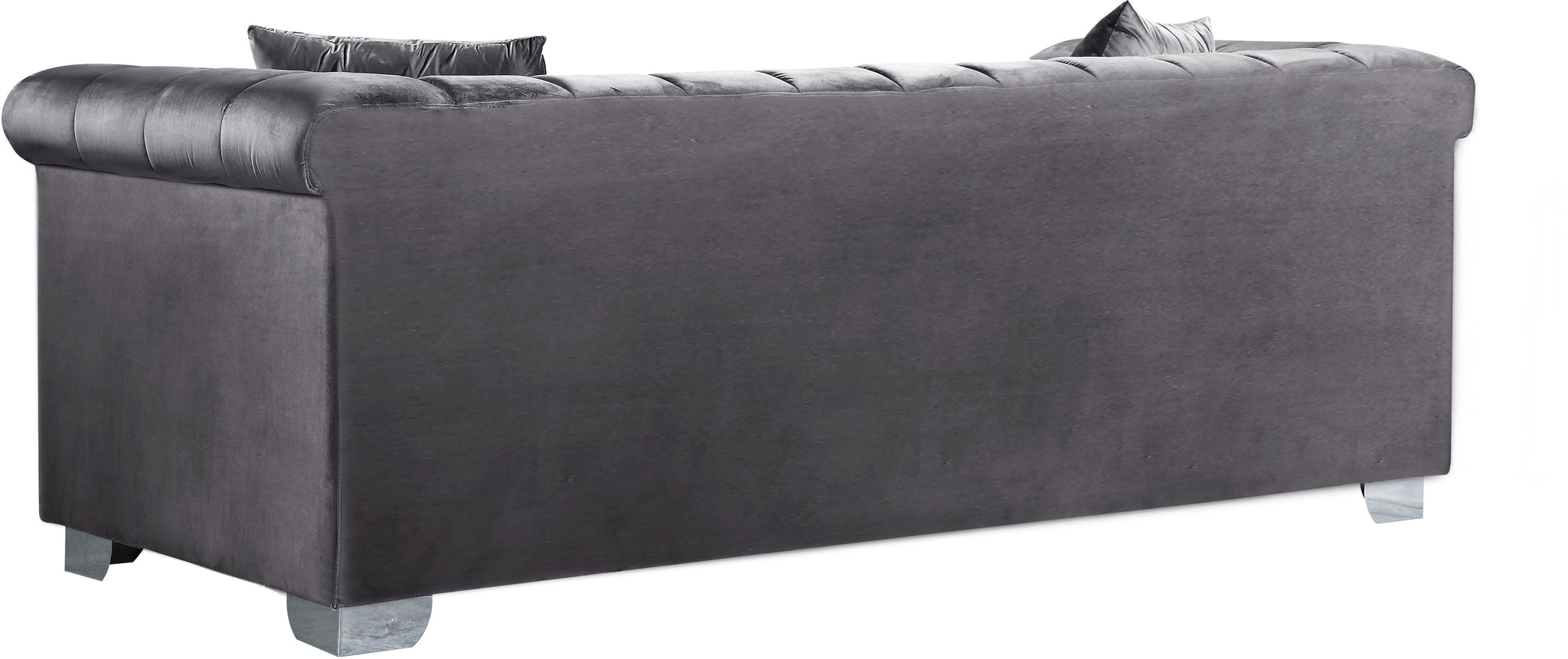 Kayla Grey Velvet Sofa - Furnish 4 Less 98 (NY)*