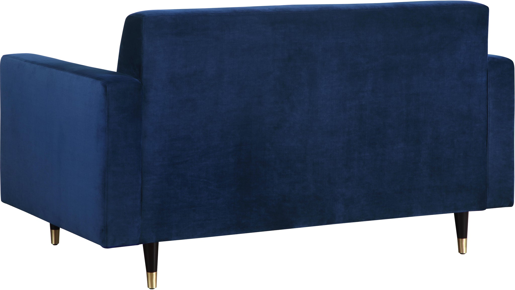 Lola Navy Velvet Loveseat - Furnish 4 Less 98 (NY)*