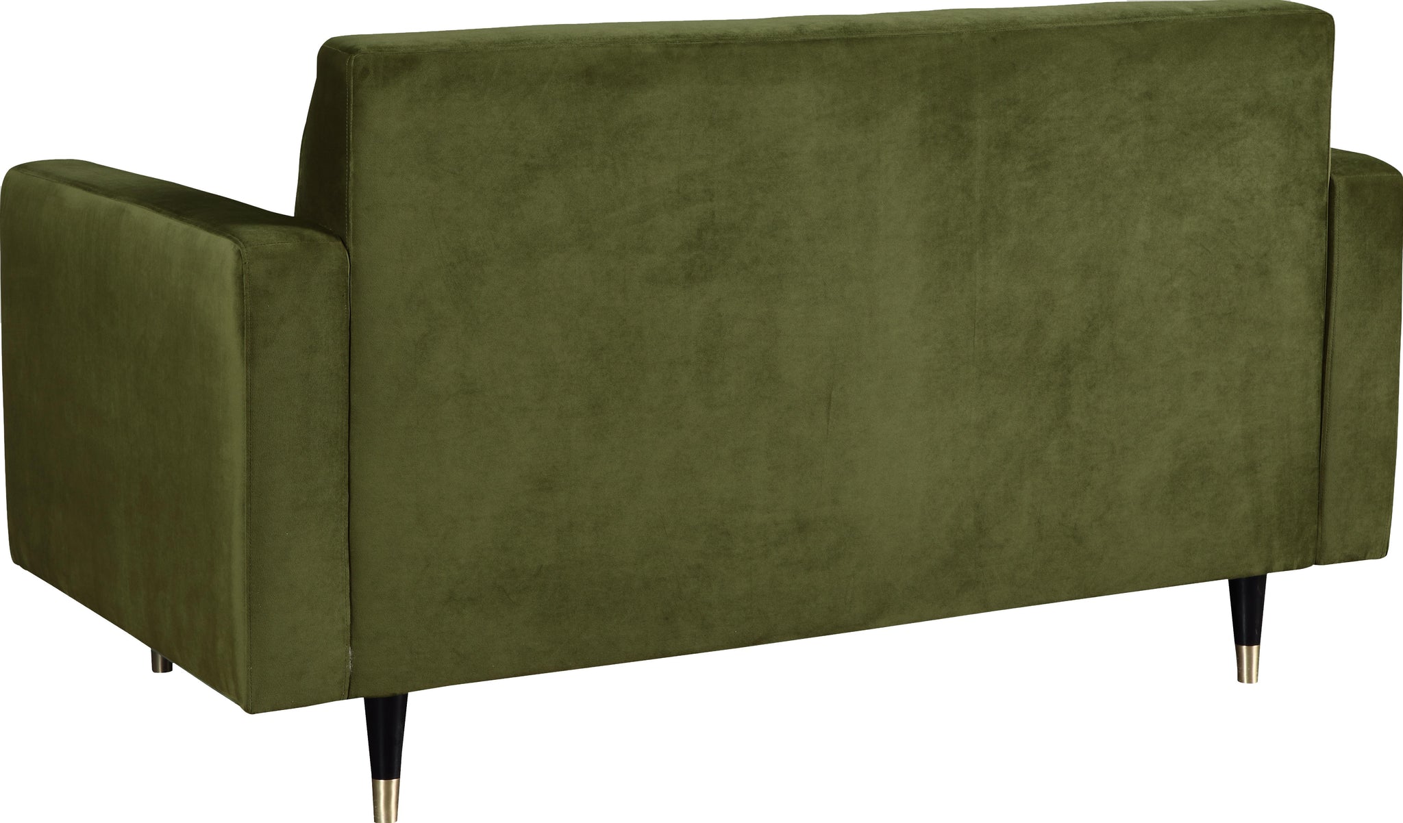 Lola Olive Velvet Loveseat - Furnish 4 Less 98 (NY)*