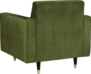 Lola Olive Velvet Chair - Furnish 4 Less 98 (NY)*