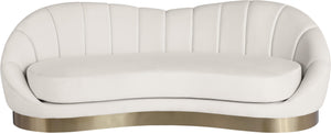 Shelly Cream Velvet Sofa - Furnish 4 Less 98 (NY)*