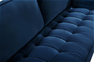 Emily Navy Velvet Sofa - Furnish 4 Less 98 (NY)*