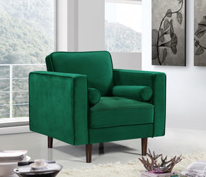 Emily Green Velvet Chair - Furnish 4 Less 98 (NY)*