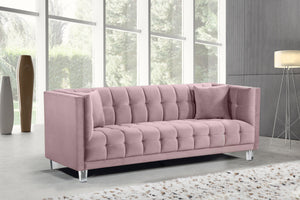 Mariel Pink Velvet Sofa - Furnish 4 Less 98 (NY)*