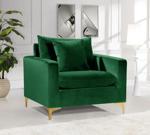 Naomi Green Velvet Chair - Furnish 4 Less 98 (NY)*