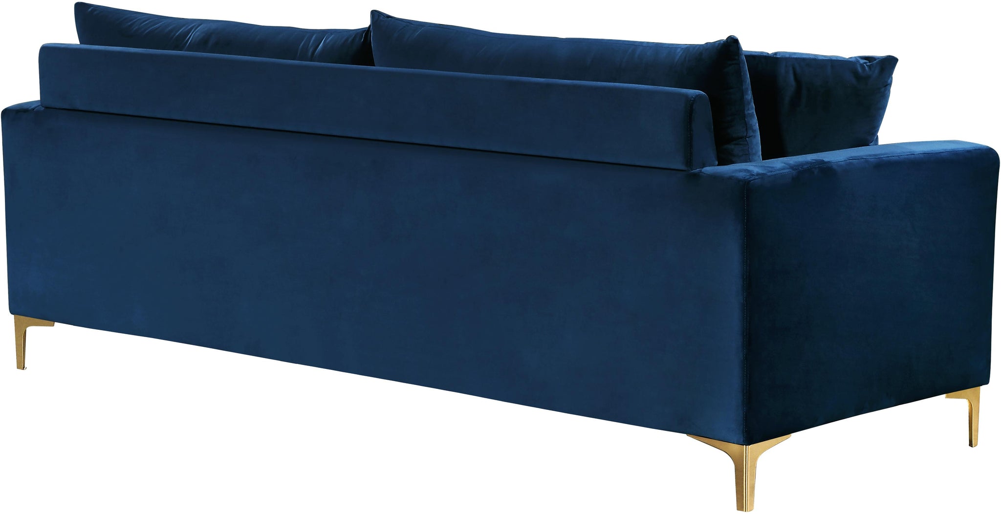 Naomi Navy Velvet Sofa - Furnish 4 Less 98 (NY)*