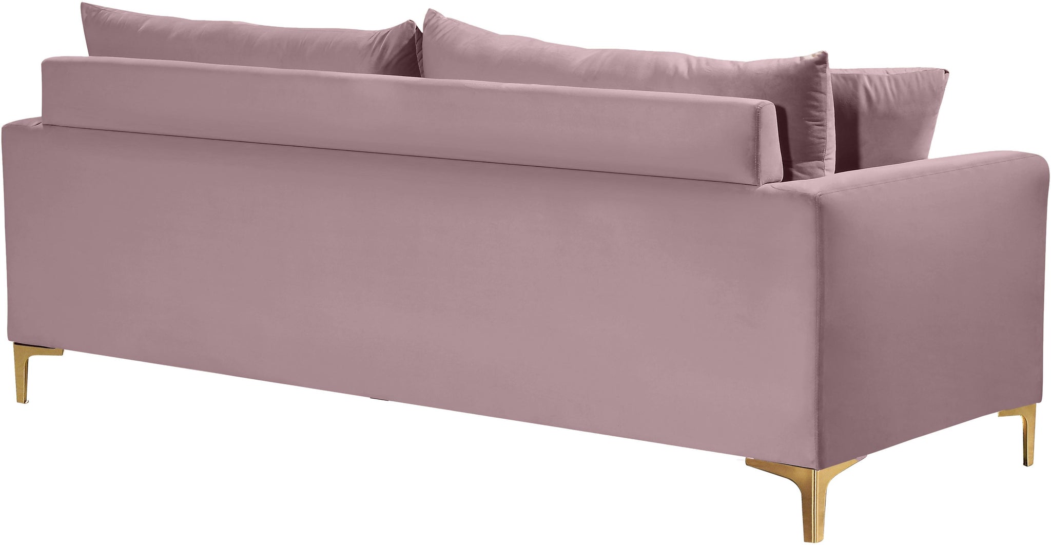 Naomi Pink Velvet Sofa - Furnish 4 Less 98 (NY)*