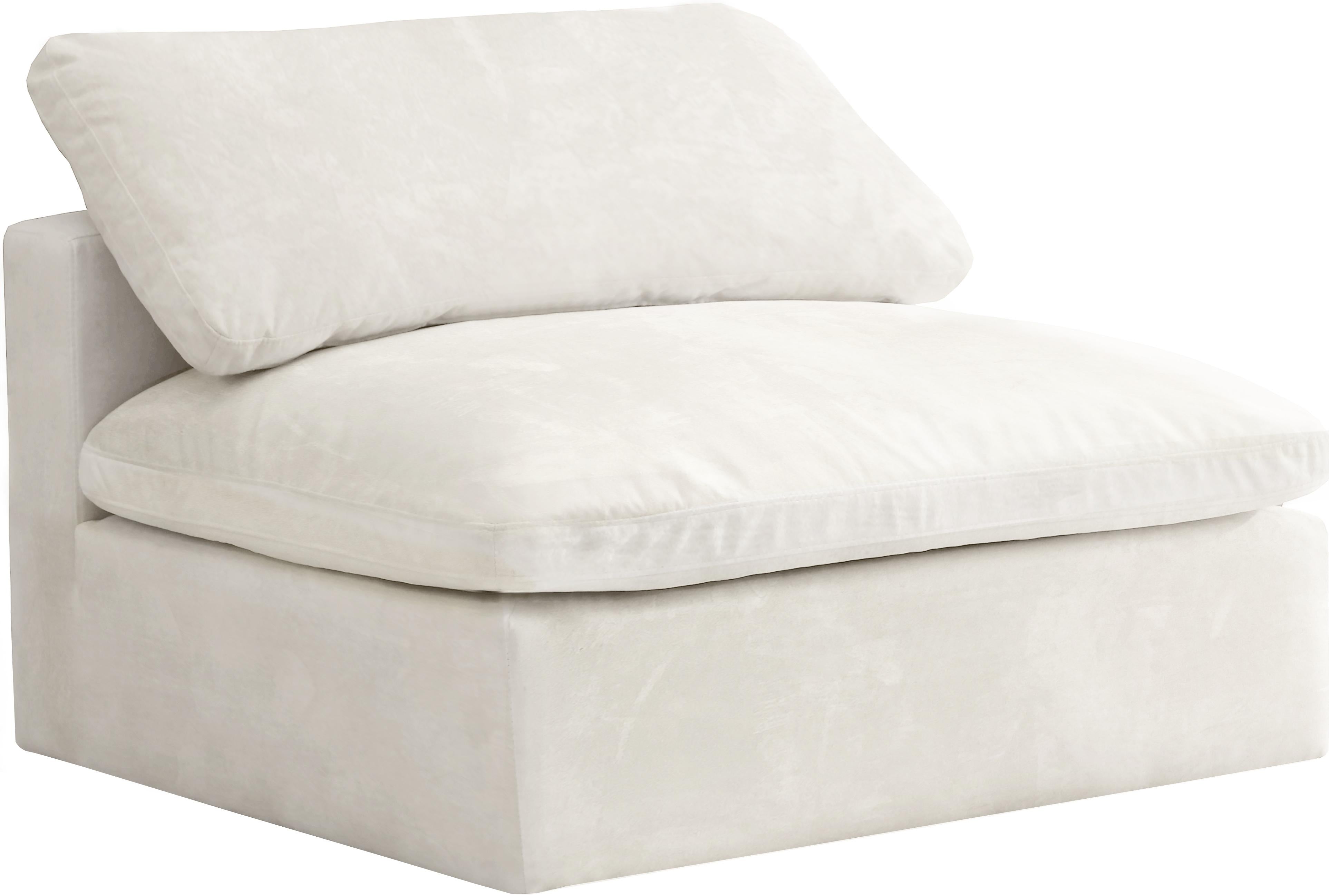 Cozy Cream Velvet Chair