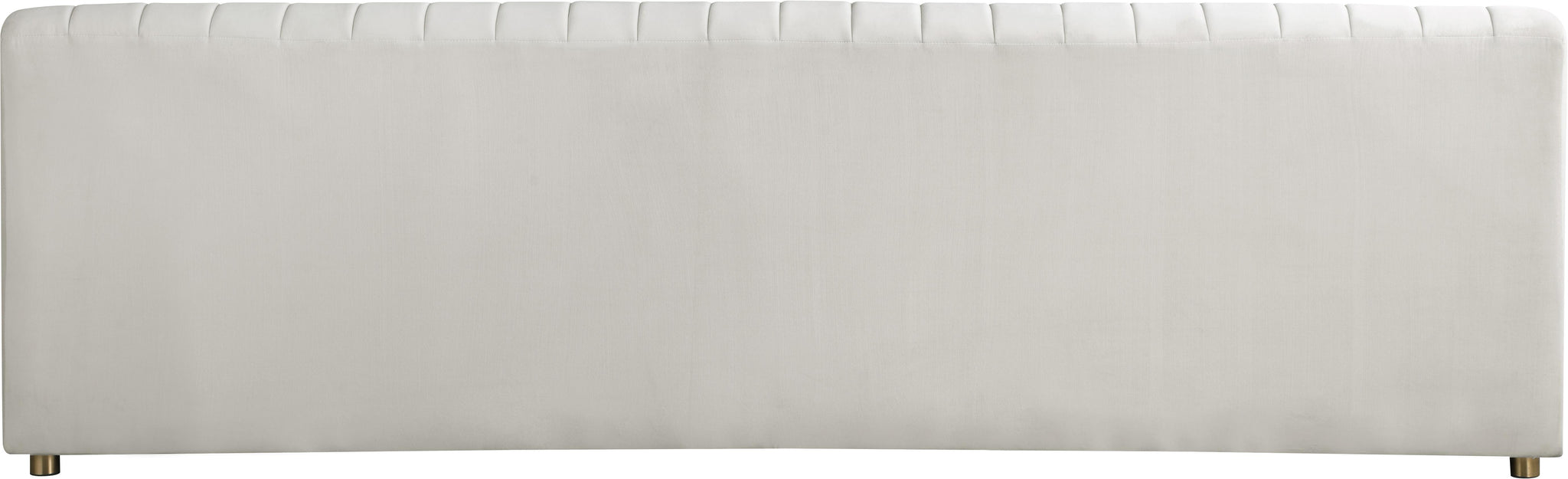 Naya Cream Velvet Sofa - Furnish 4 Less 98 (NY)*