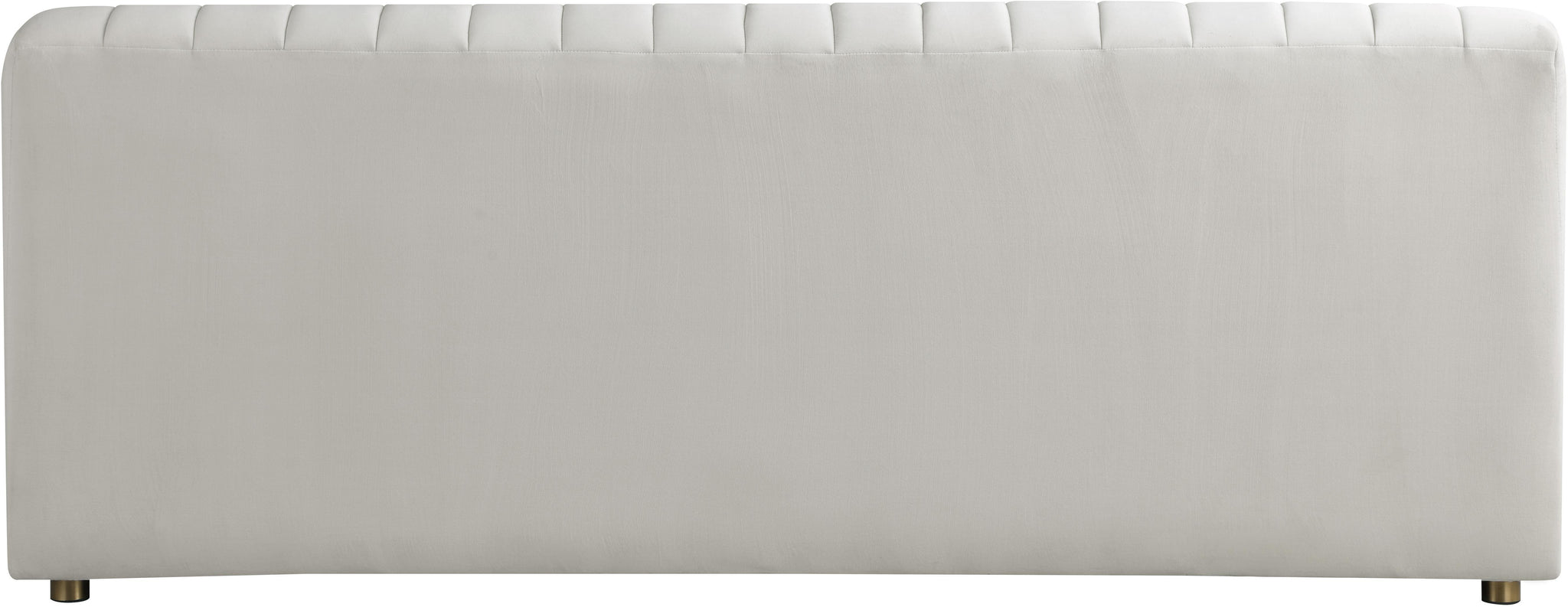 Naya Cream Velvet Loveseat - Furnish 4 Less 98 (NY)*