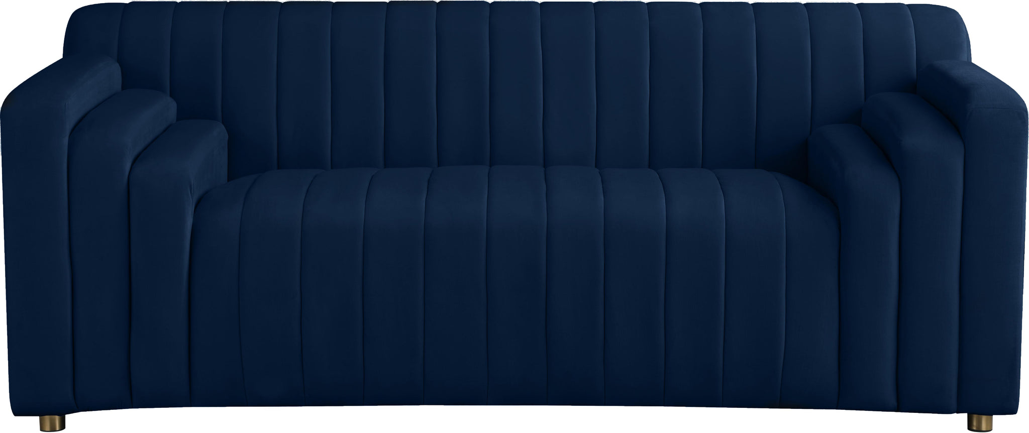 Naya Navy Velvet Loveseat - Furnish 4 Less 98 (NY)*