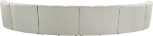 Infinity Cream Velvet 6pc. Modular Sectional - Furnish 4 Less 98 (NY)*