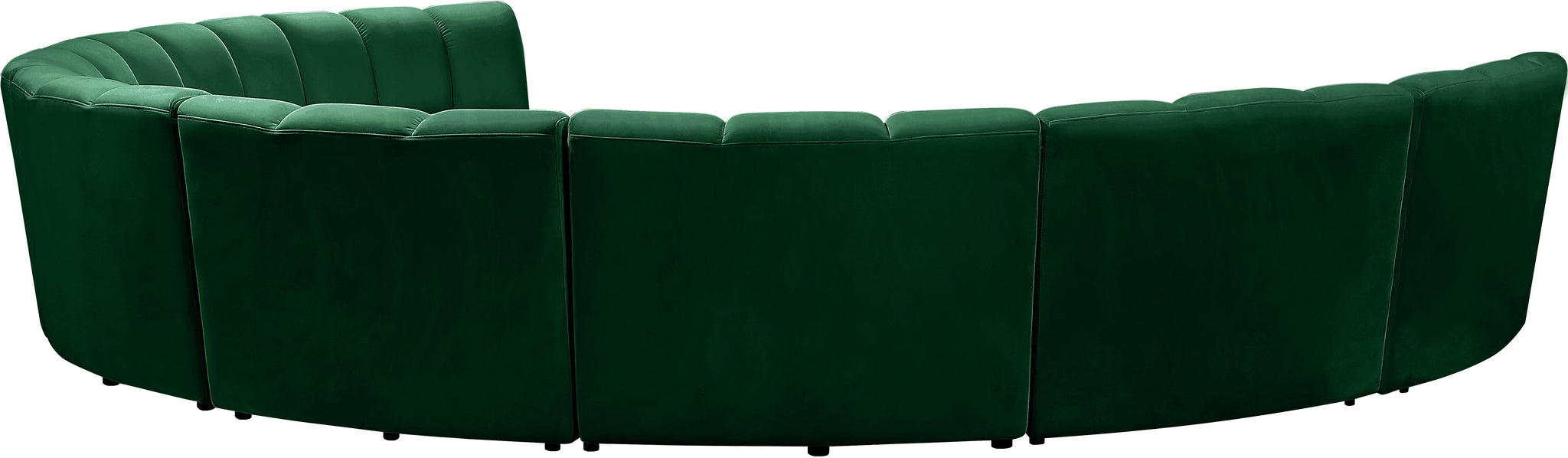 Infinity Green Velvet 8pc. Modular Sectional - Furnish 4 Less 98 (NY)*