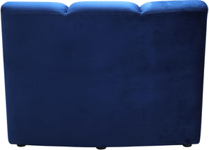 Infinity Navy Velvet Modular Chair - Furnish 4 Less 98 (NY)*