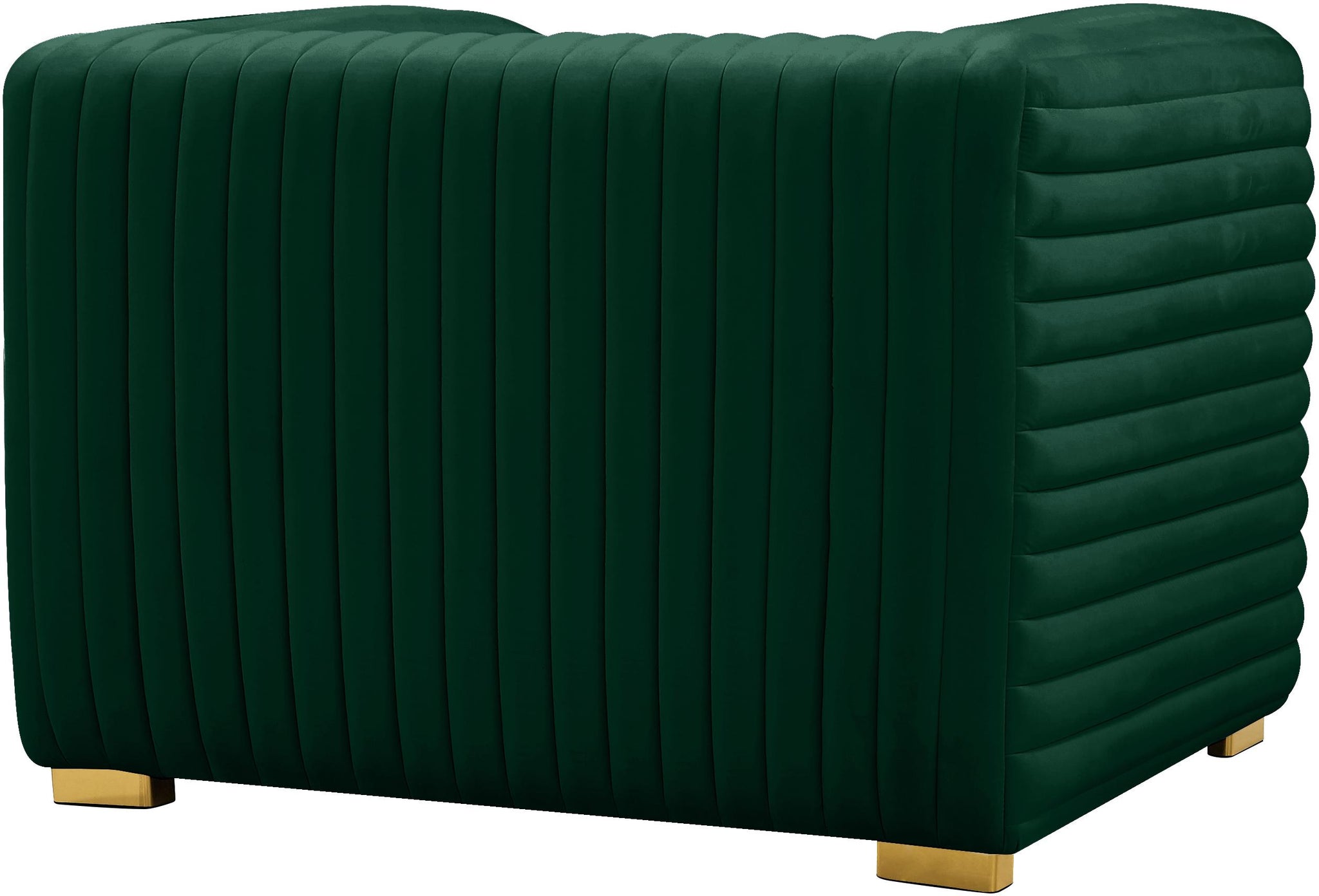 Ravish Green Velvet Chair - Furnish 4 Less 98 (NY)*