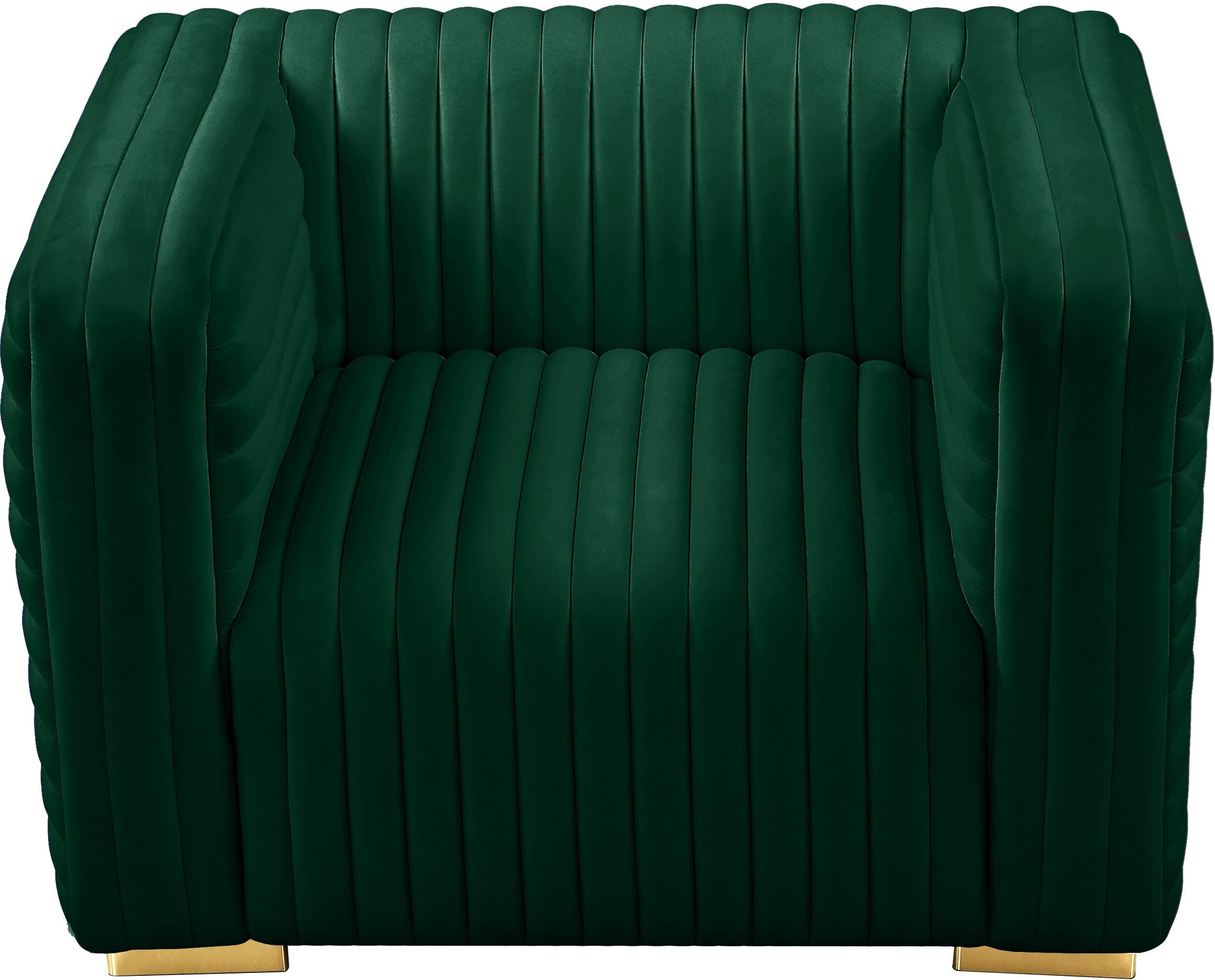 Ravish Green Velvet Chair - Furnish 4 Less 98 (NY)*