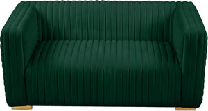 Ravish Green Velvet Loveseat - Furnish 4 Less 98 (NY)*