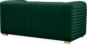 Ravish Green Velvet Loveseat - Furnish 4 Less 98 (NY)*