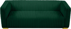 Ravish Green Velvet Sofa - Furnish 4 Less 98 (NY)*