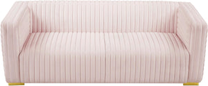 Ravish Pink Velvet Sofa - Furnish 4 Less 98 (NY)*