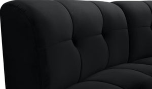 Limitless Black Velvet 15pc. Modular Sectional - Furnish 4 Less 98 (NY)*