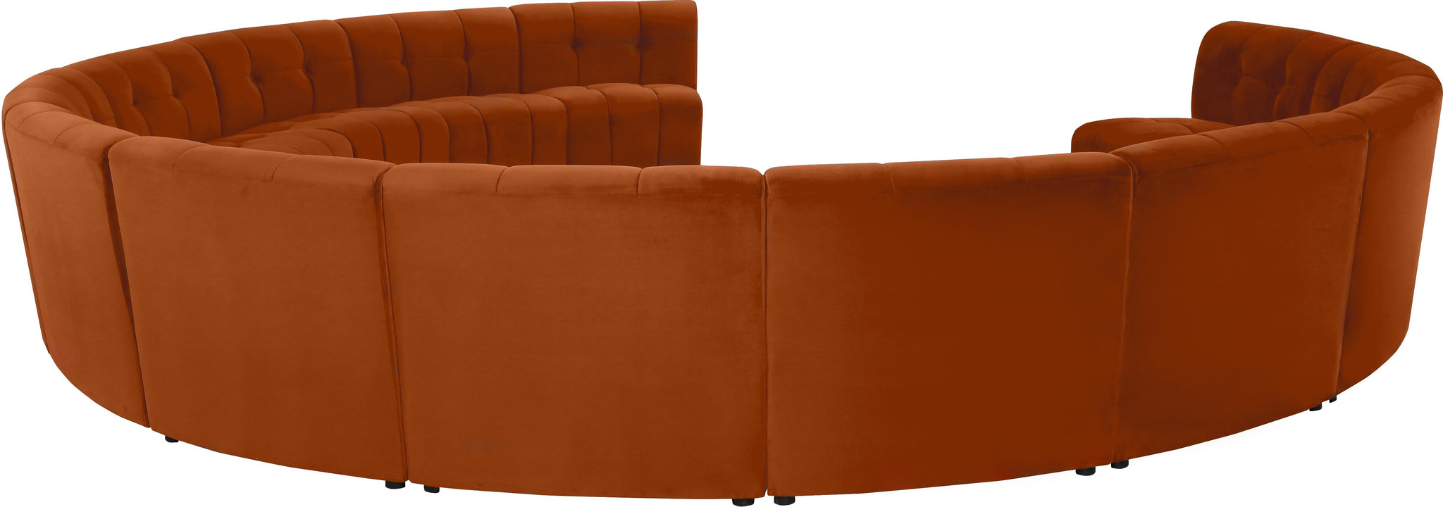 Limitless Cognac Velvet 13pc. Modular Sectional - Furnish 4 Less 98 (NY)*