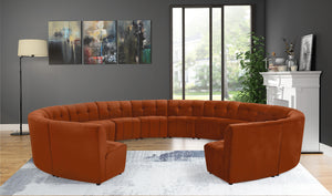 Limitless Cognac Velvet 14pc. Modular Sectional - Furnish 4 Less 98 (NY)*