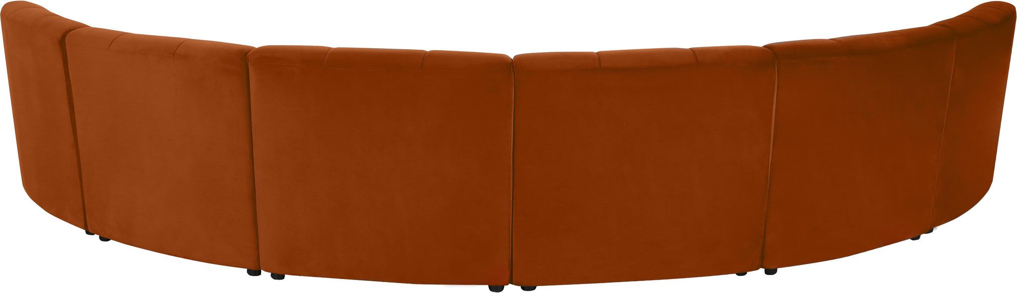 Limitless Cognac Velvet 6pc. Modular Sectional - Furnish 4 Less 98 (NY)*